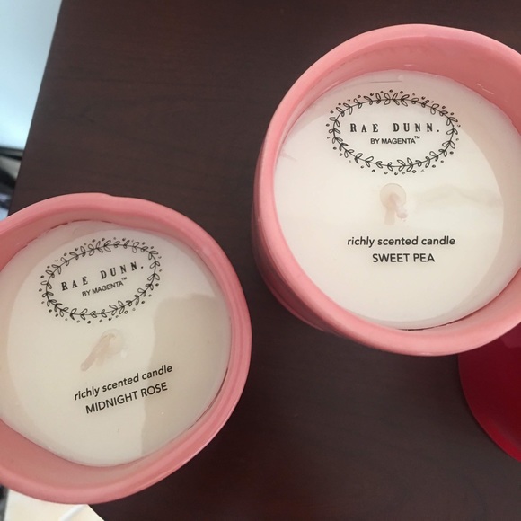 🔥 NEW Rae Dunn Valentines Candles mix n match🕯💖 Pink LOVE - Picture 3 of 8